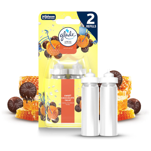 Glade Sense & Spray Dual Refill Sweet Chocolate Treat Fragrance Twin Pack 2 x 18 ml